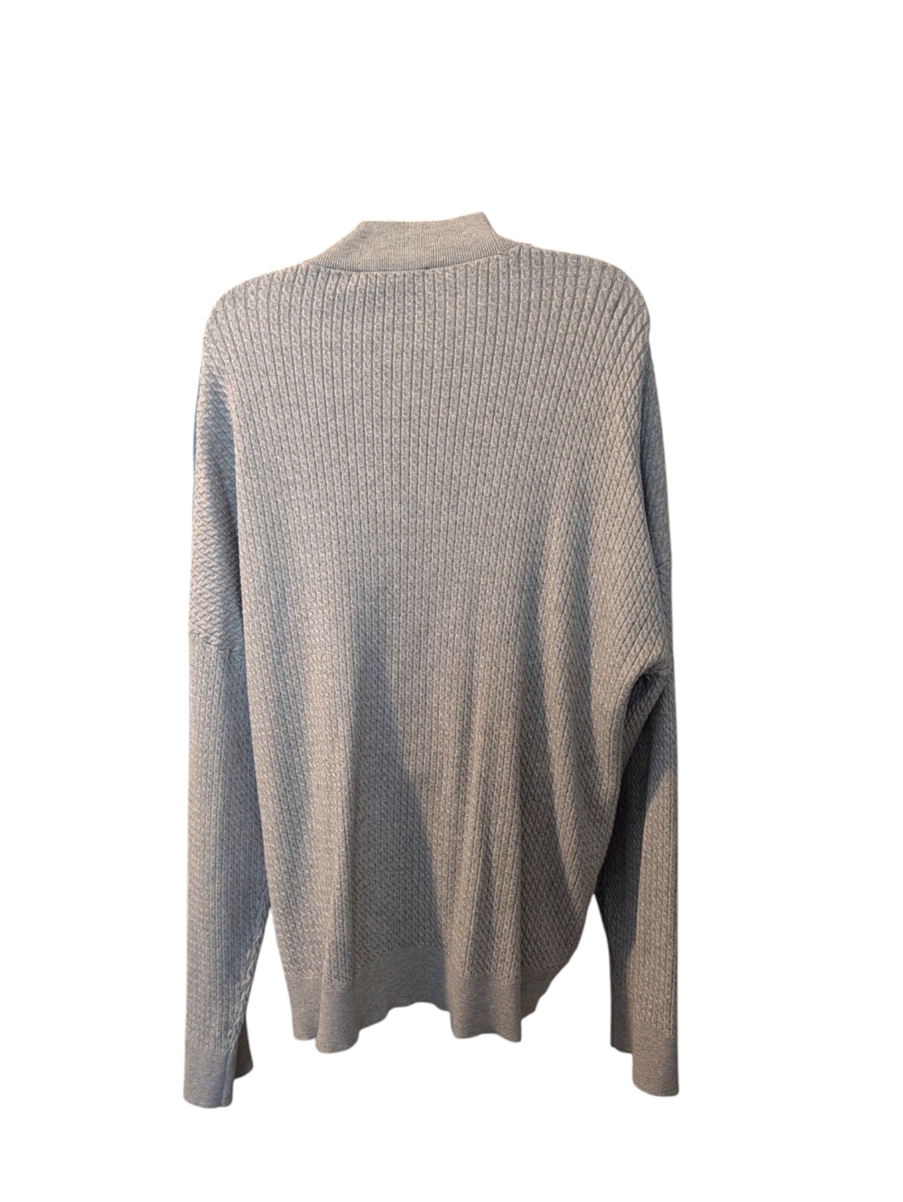 WeWoreWhat Light Gray Button-Front Knit Cardigan EUC - Picture 4 of 10